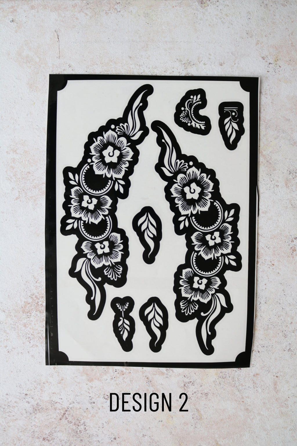 Henna Stencils - Large