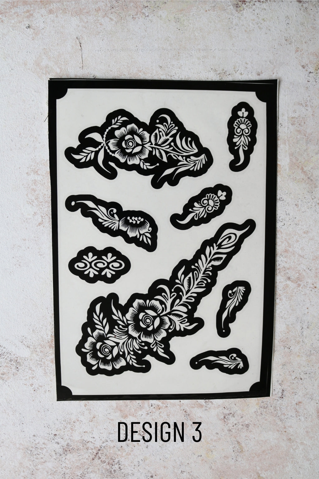 Henna Stencils - Large