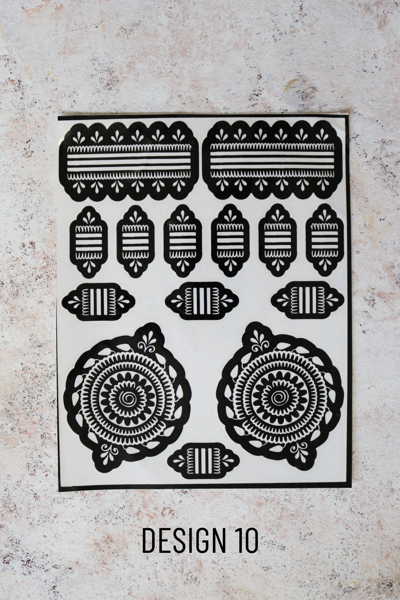 Henna Stencils - Large - Two Hands