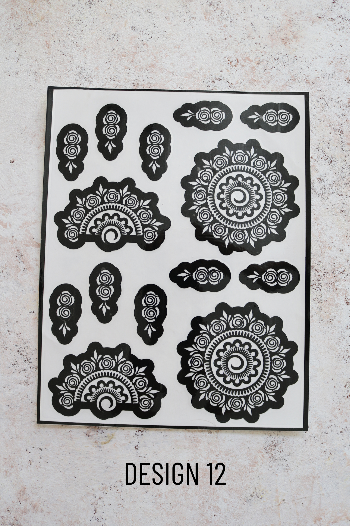 Henna Stencils - Large - Two Hands