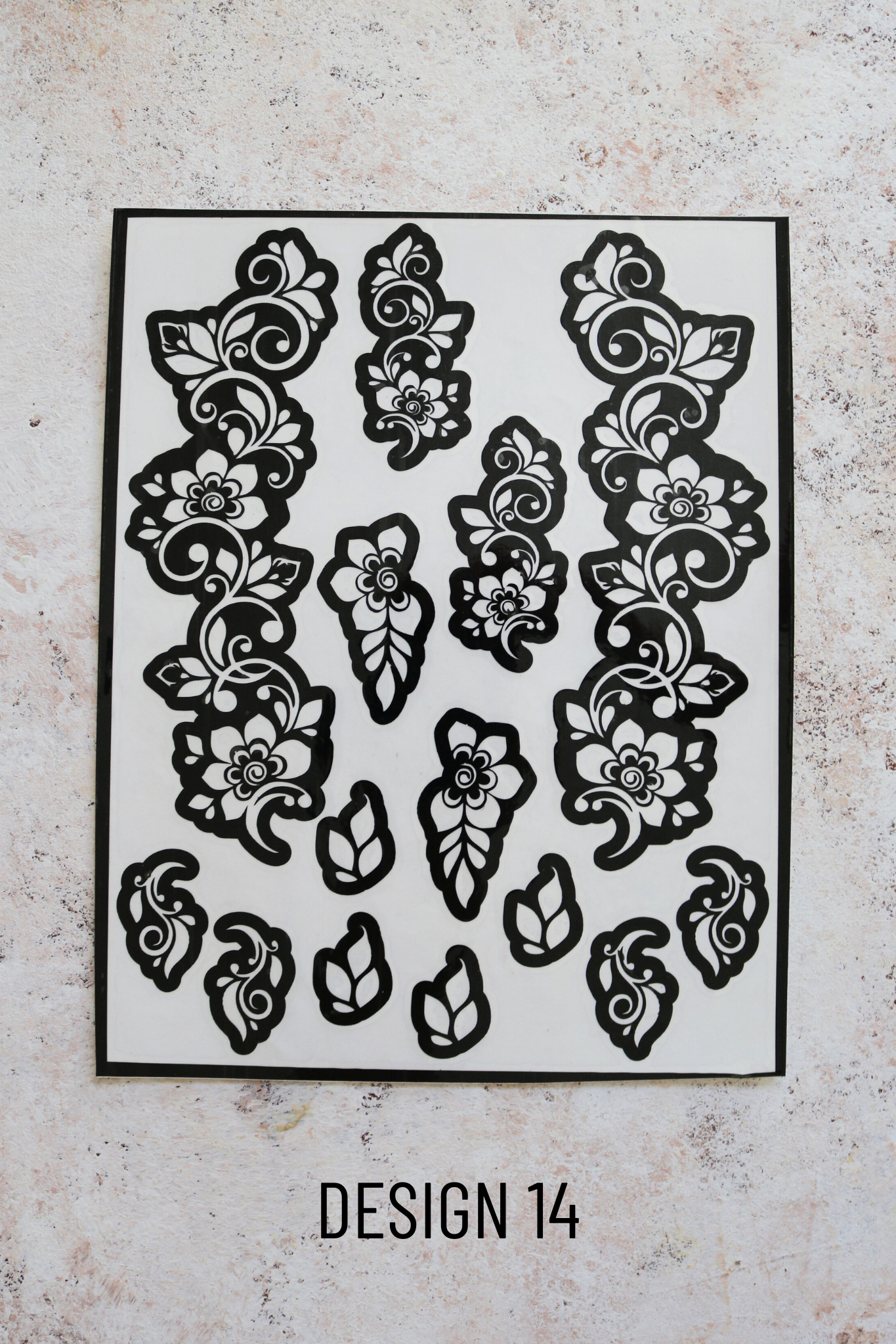 Henna Stencils - Large - Two Hands