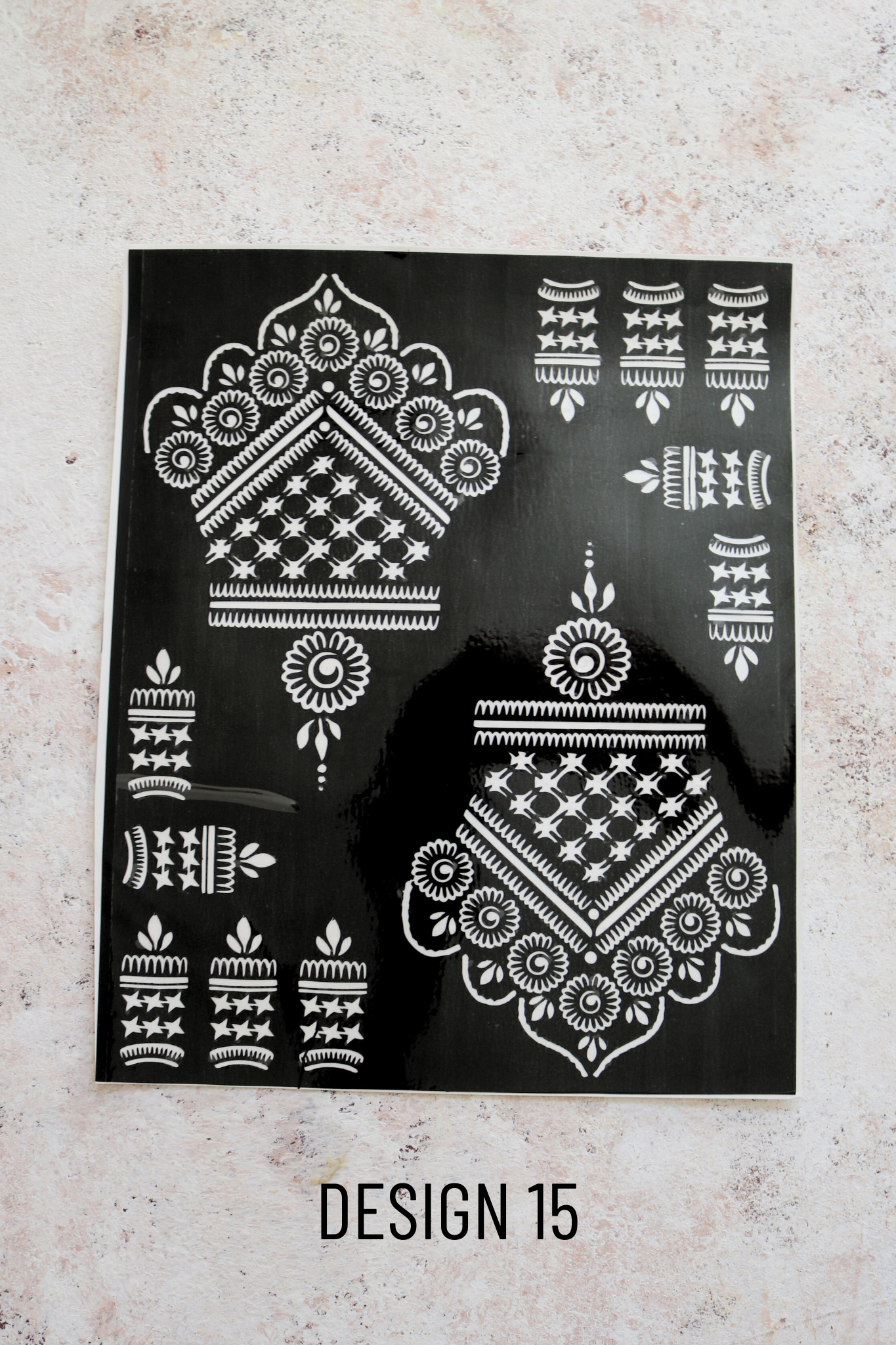 Henna Stencils - Large - Two Hands