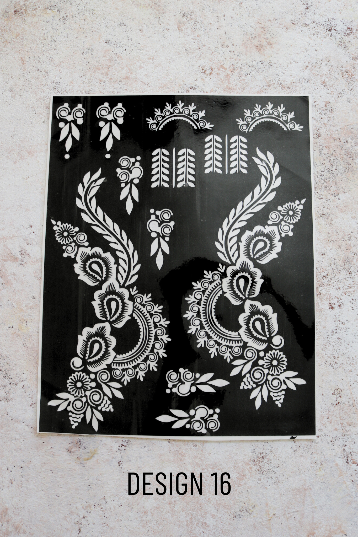 Henna Stencils - Large - Two Hands