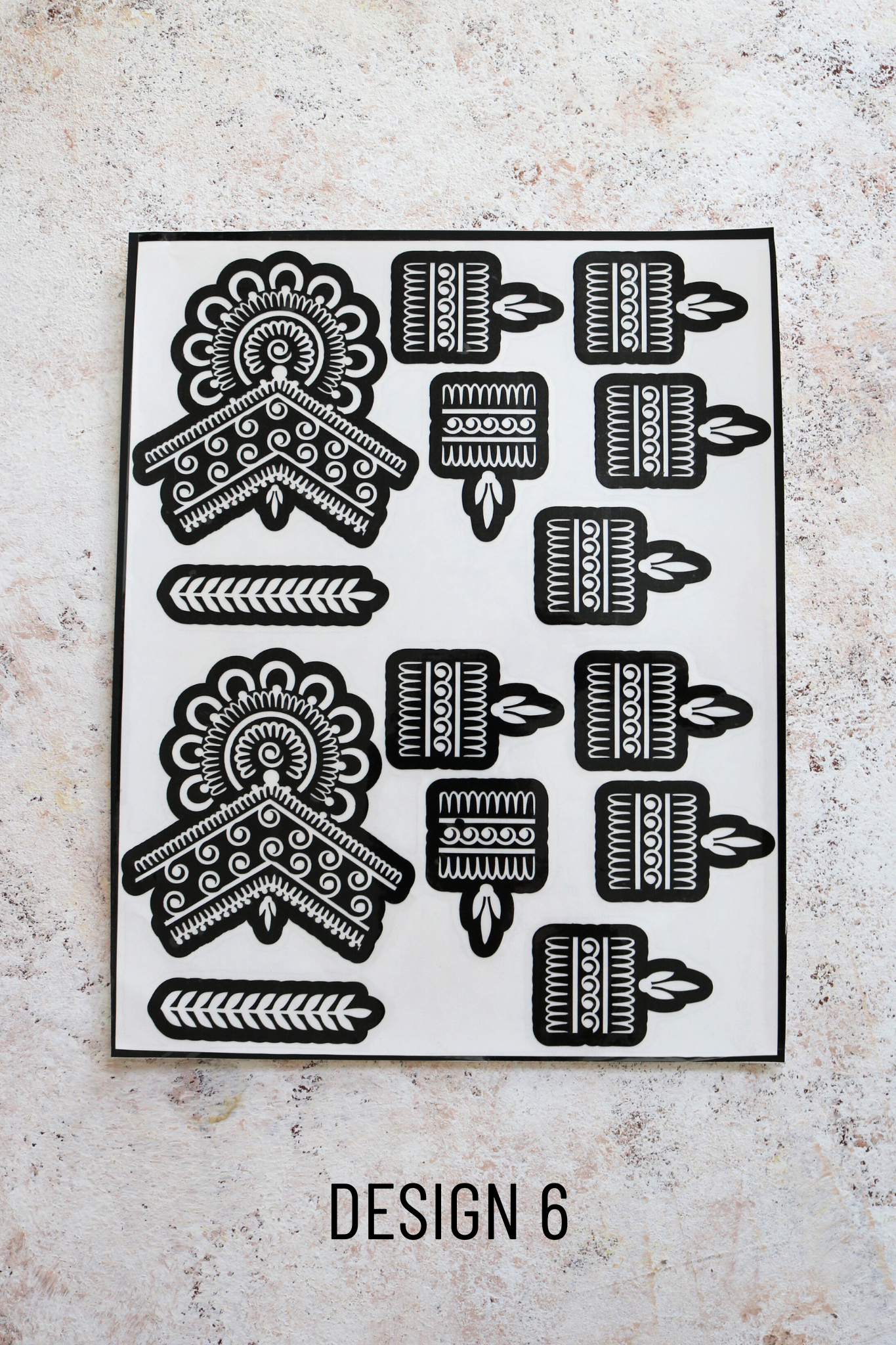 Henna Stencils - Large - Two Hands