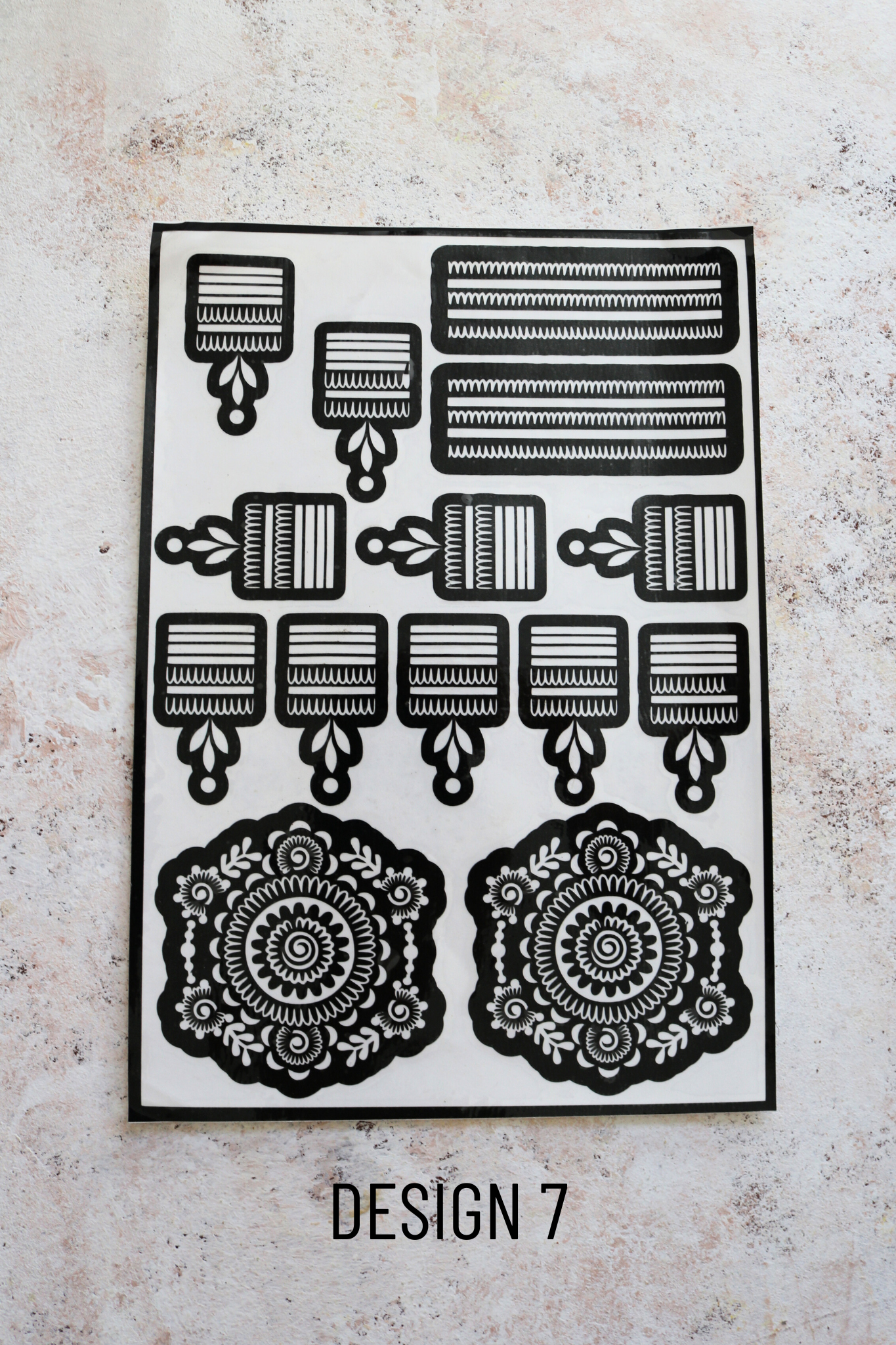 Henna Stencils - Large - Two Hands