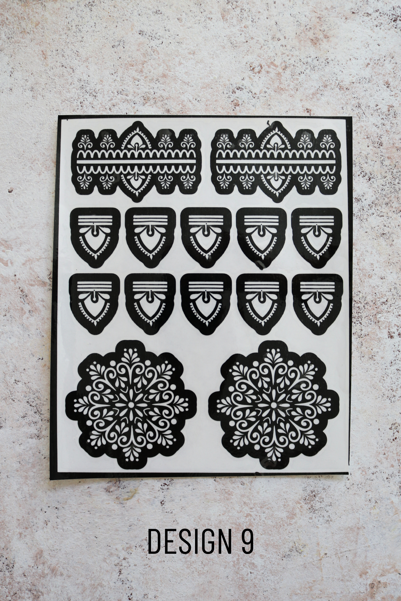 Henna Stencils - Large - Two Hands