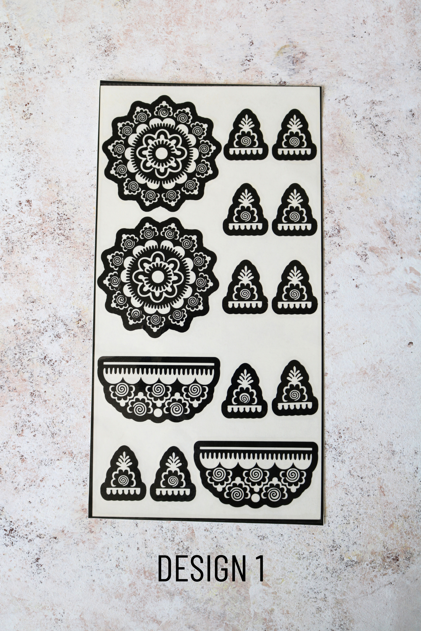 Henna Stencils - Large - Two Hands