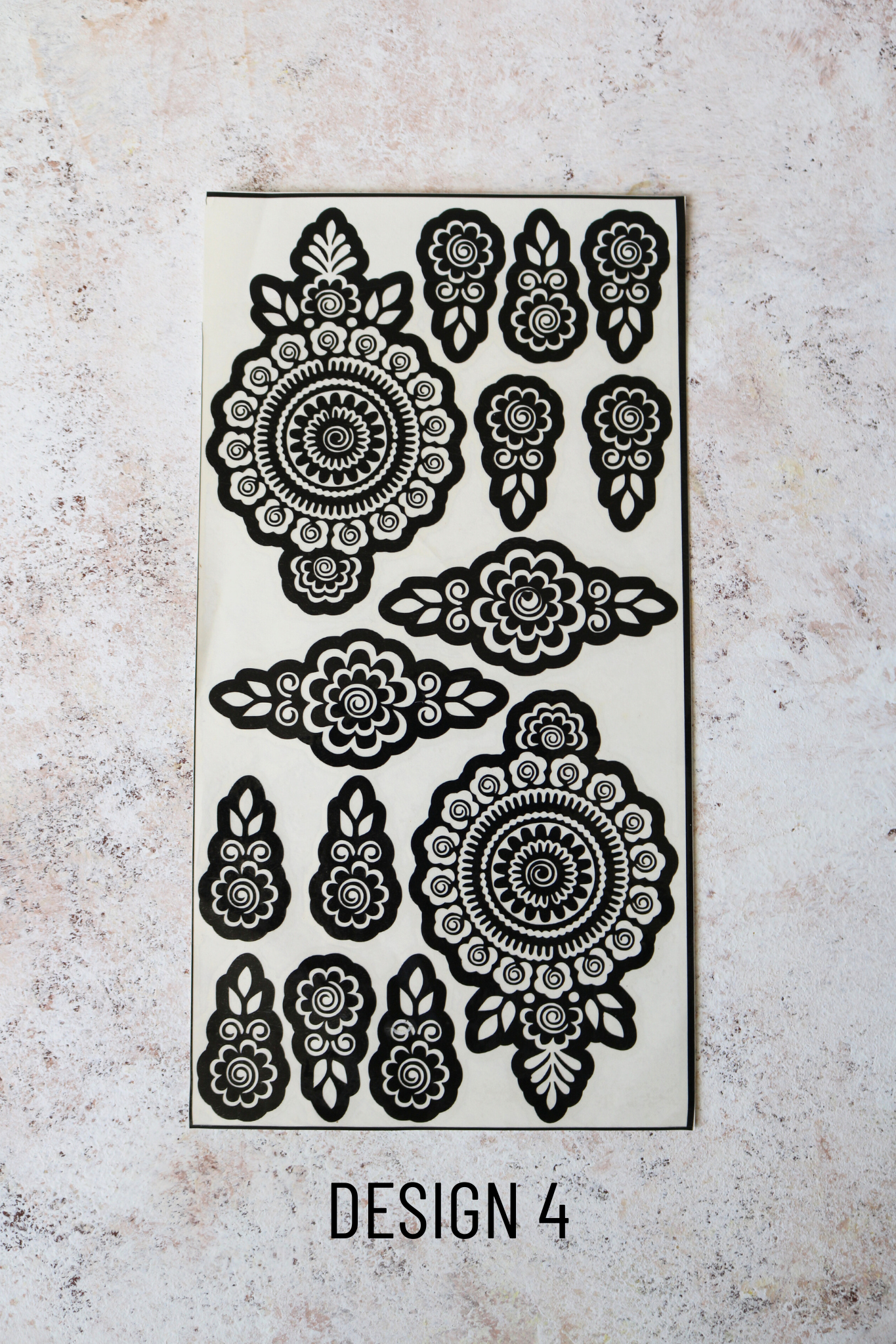 Henna Stencils - Large - Two Hands