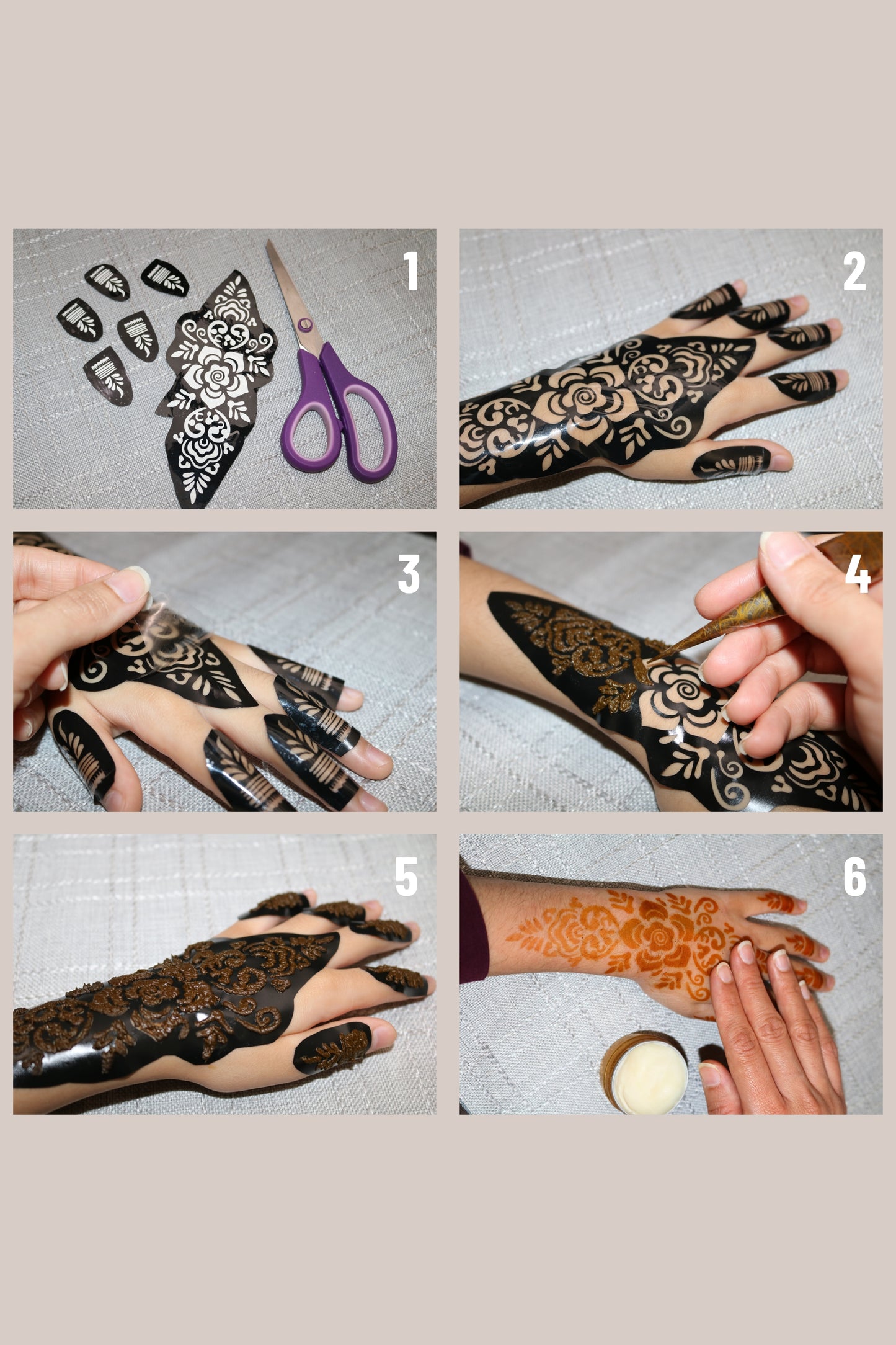 Henna Stencils - Small